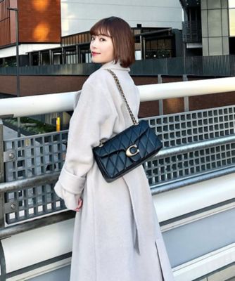 【新品】coach タビーショルダー バッグ 26・キルティング グレーブルー 公式】COACH – コーチ | タビー ショルダー バッグ 26・キルティング